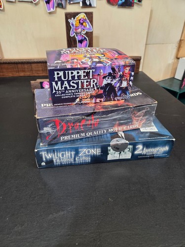 Empty hobby boxes horror lot - horror,