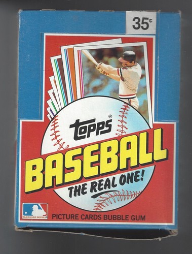 1982 topps baseball wax - baseball,