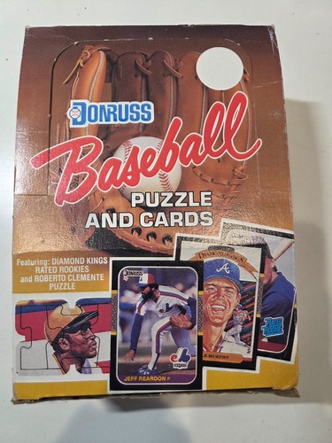 1987 donruss baseball wax - donruss,