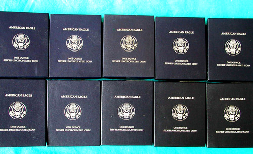 Lot empty burnished - lot, 10