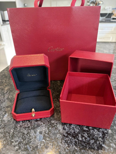 Empty cartier ring box - empty,