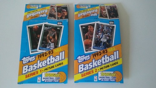 1992 topps basketball boxes - topps,