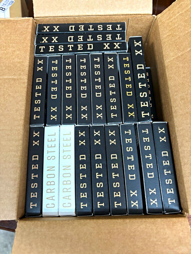 Case pocket knife boxes empty