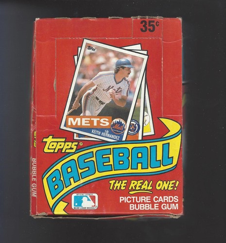 1985 topps baseball - baseball, wax